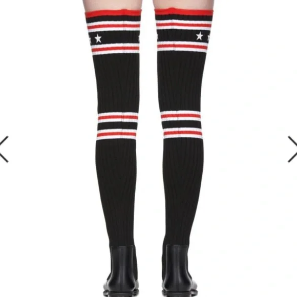 Authentic Givenchy Over Knee Sock Boot - Picture 5 of 9